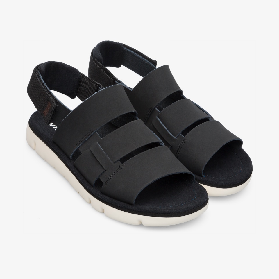 Sandalias Camper Oruga Hombre - Negras/Blancas | Camper Online + 6238RDEBM